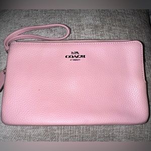 Coach Double zipper wristlet
